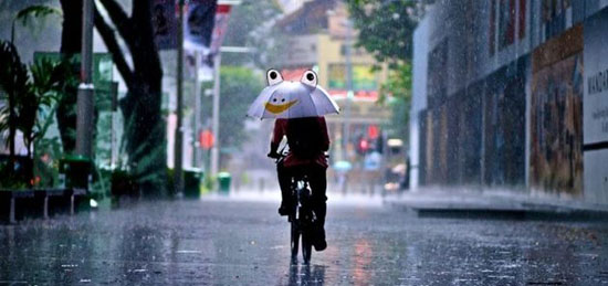 雨の日の自転車通勤グッズ
